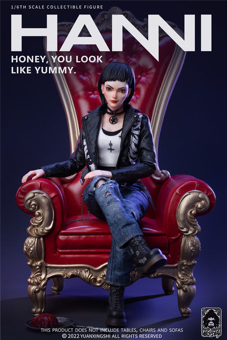 In-stock 1/6 YUANXINGSHI HSLX-001 Food Hunter Hanne Action Figure