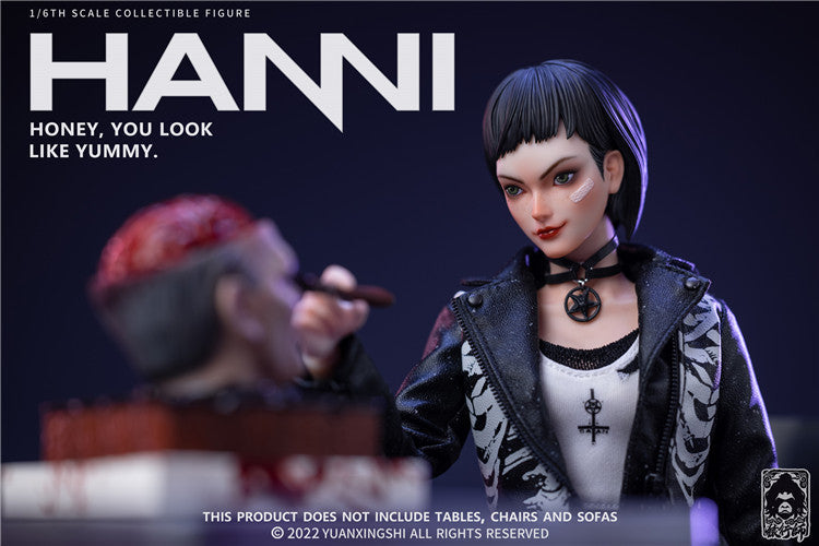 In-stock 1/6 YUANXINGSHI HSLX-001 Food Hunter Hanne Action Figure
