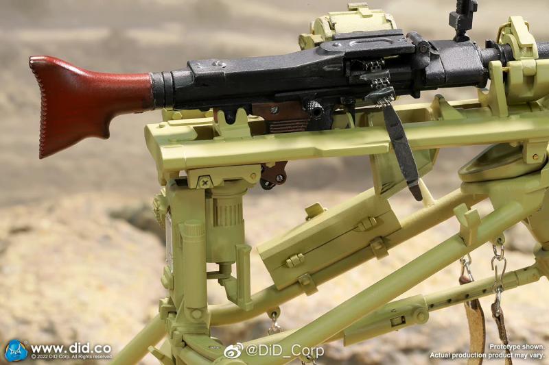 In-stock 1/6 DID E60069 Tripod For MG34 (Yellow/Green)