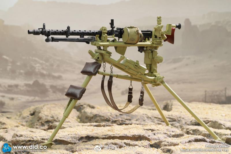 In-stock 1/6 DID E60069 Tripod For MG34 (Yellow/Green)