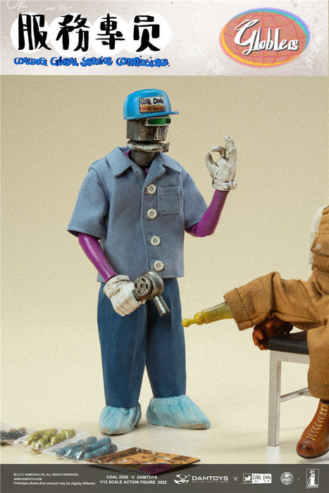 In-stock 1/12 DAMTOYS PES026 Service Commissiner Jack Action Figure