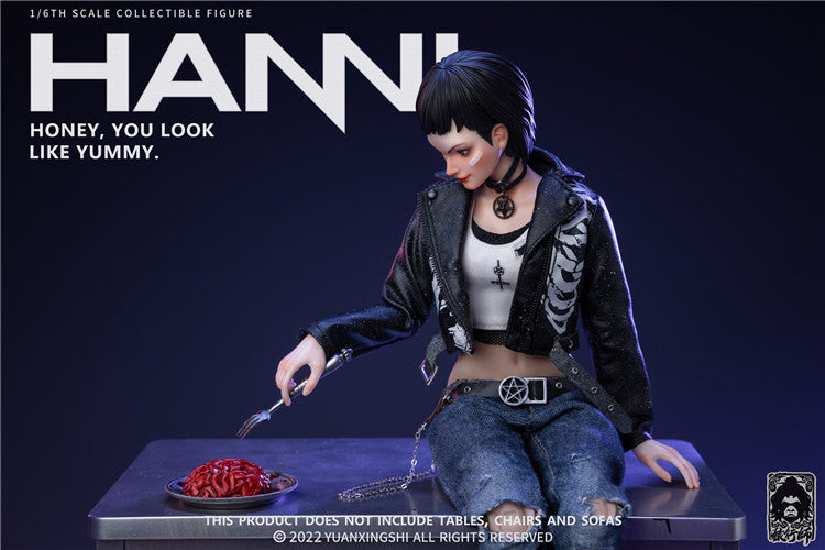In-stock 1/6 YUANXINGSHI HSLX-001 Food Hunter Hanne Action Figure