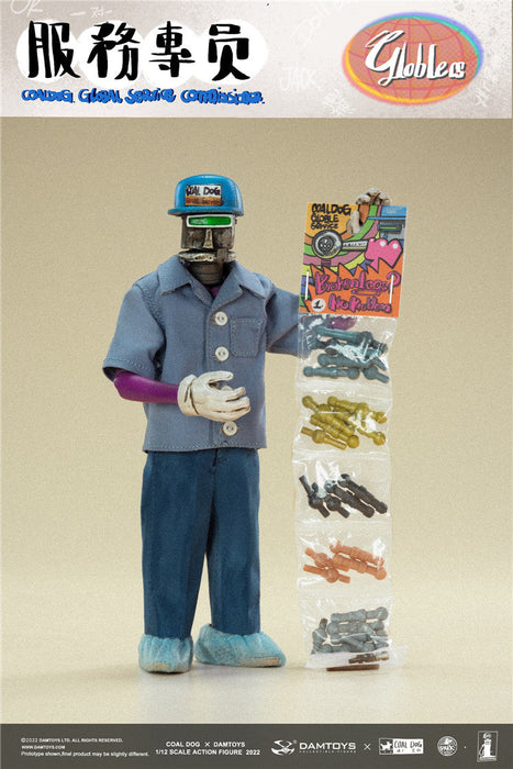 In-stock 1/12 DAMTOYS PES026 Service Commissiner Jack Action Figure