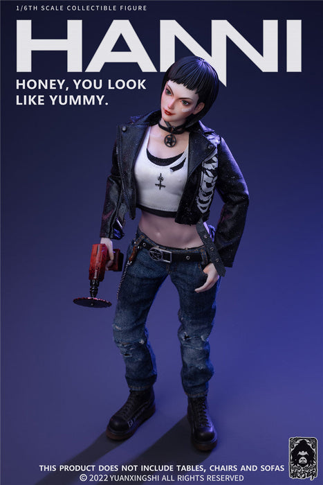 In-stock 1/6 YUANXINGSHI HSLX-001 Food Hunter Hanne Action Figure