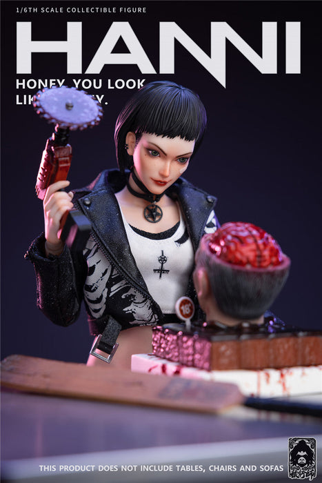 In-stock 1/6 YUANXINGSHI HSLX-001 Food Hunter Hanne Action Figure