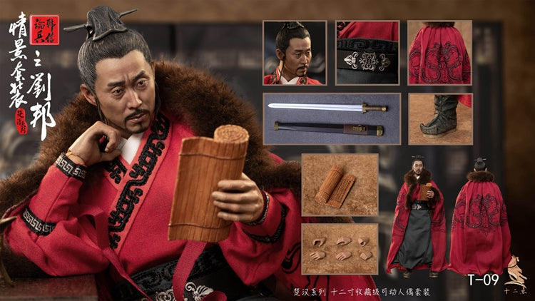 In-stock 1/6 Twelve o'clock T-09 Liu Bang Action Figure