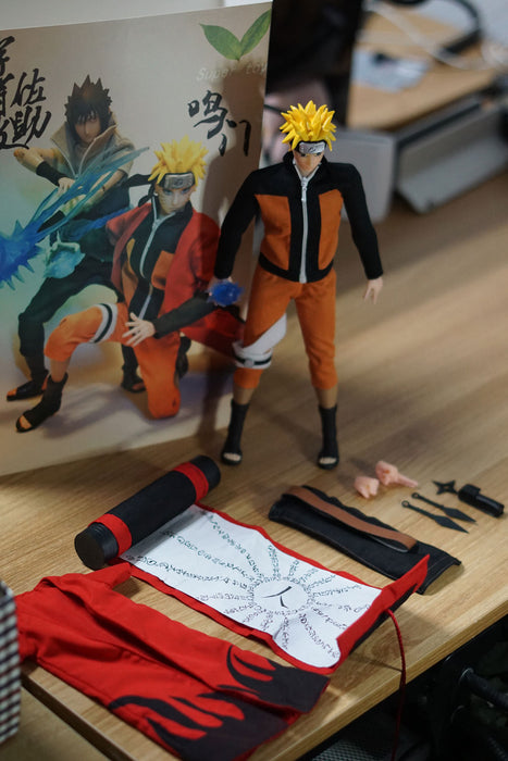In-stock 1/6 Scale  Fire Shadow Ninja Naruto & Ninja Sasuke Set