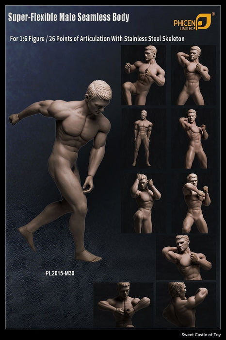 In-Stock 1/6 TBLeague Phicen Male Body Collection M30 M31 M32 M33 M34 M35 M36A M36B (Censored)