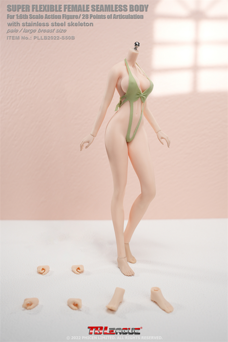 In-stock 1/6 TBleague Tall Anime Body Style (Detachable Feet) PLLB2022-S50/51B (Censored)