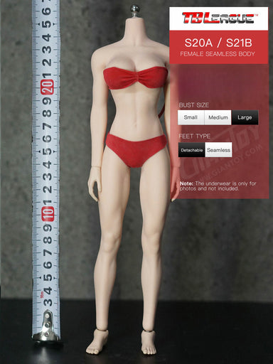 In-stock 1/6 TBLeague Phicen Standard S20A S21B Large Bust Seamless Body (Censored)