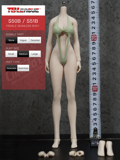 In-stock 1/6 TBleague Tall Anime Body Style (Detachable Feet) PLLB2022-S50/51B (Censored)