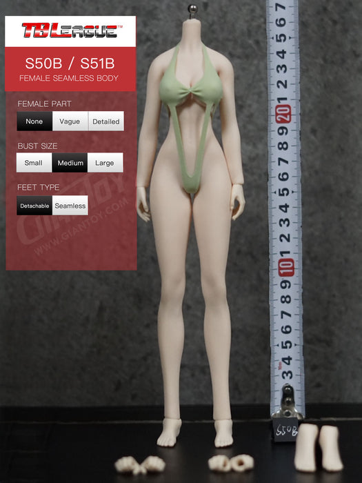 In-stock 1/6 TBleague Tall Anime Body Style (Detachable Feet) PLLB2022-S50/51B (Censored)