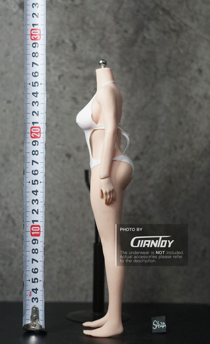 In-stock 1/6 TBLeague European Female Seamless Body Undetachable Feet S42A S43A (Censored)