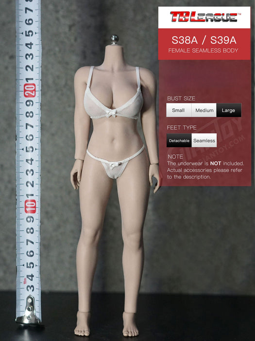 In-stock 1/6 TBLeague PLLB2020-S38A PLLB2020-S39A Plus Size Body