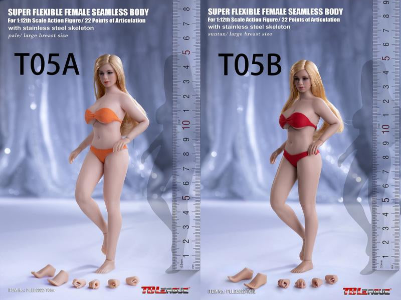 In-stock 1/12 TBLeague PLMB2022-T05 Female Plump Seamless Action Figure (Censored)