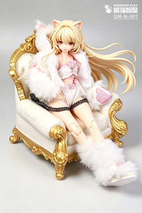 Pre-order 1/12 GOOMOO GM-N-007 White Velvet Cat Girl Set