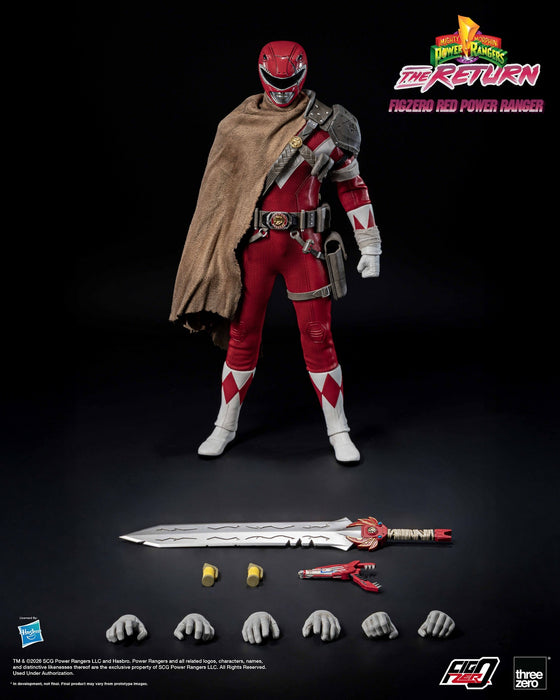 Pre-order 1/6 THREE ZERO 3Z10200W0 Red Power Ranger Action Figure