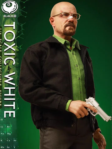 In-stock 1/6 BLACK 8 Studio BK-006 Toxic White Action Figure