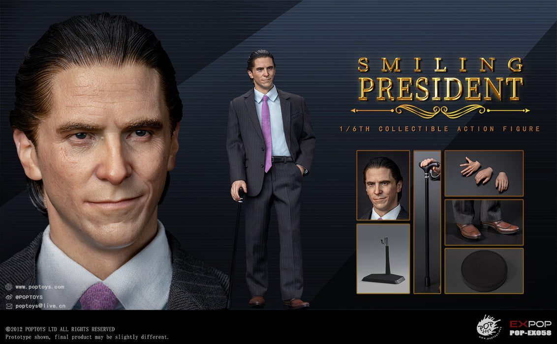 Pre-order 1/6 POPTOYS EX058 Smiling President Action Figure