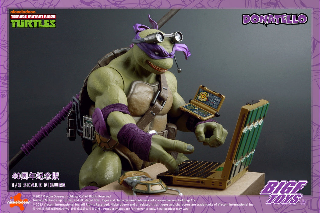 Pre-order 1/6 BIGFTOYS BIGF-003 TNMT Donatello 40th Anniversary Edition