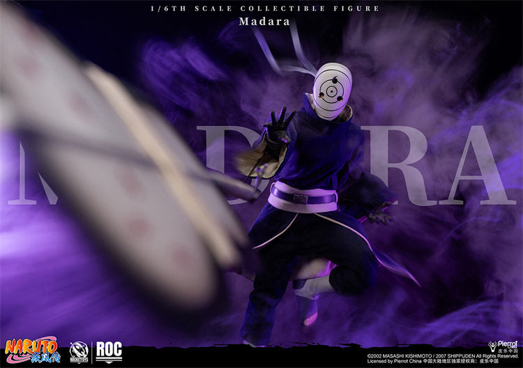 Pre-order 1/6 Rocket Toys ROC-021 Madara Uchiha White Mask Version Action Figure