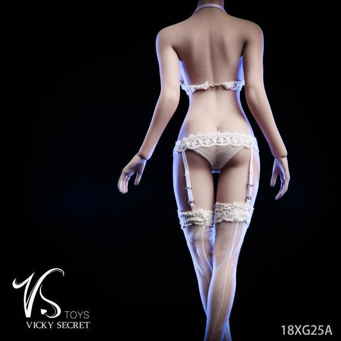 In-Stock 1/6 Scale VSTOYS 18XG25 Lace Garter lingerie Set 12in Action Figure