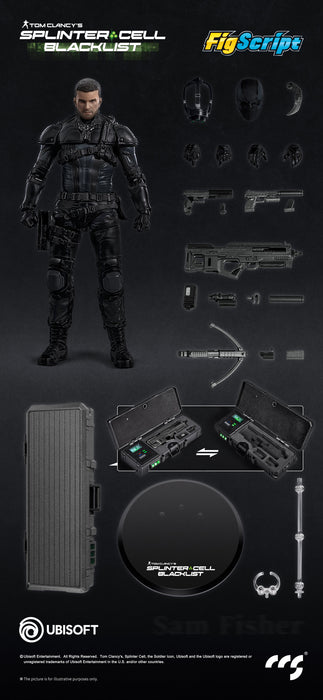 Pre-order 1/12 CCS FigScript SamFisher Action Figure