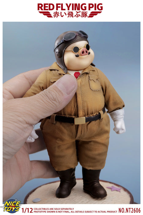 Pre-order 1/12 NICETOYS NT2606A Red Flying Pig Action Figure