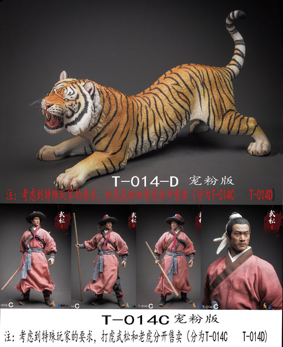 Pre-order 1/6 Twelve o'clock Wu Song T-014 Garb Version w/ Tiger