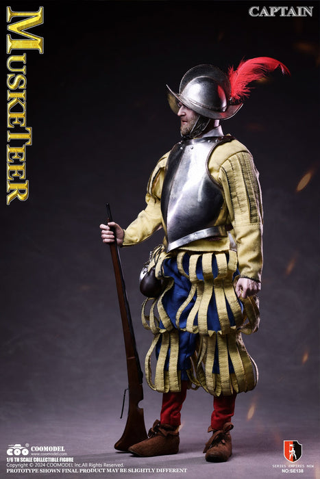 In-stock 1/6 COOMODEL SPANISH CONQUISTADOR MUSKETEER SE138 SE139 Action Figure