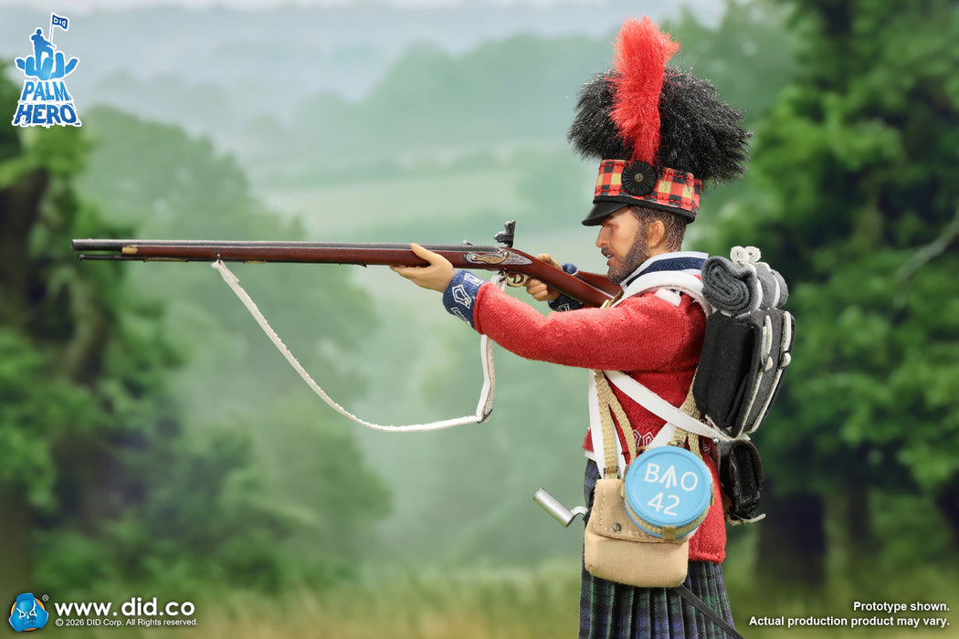 Pre-order 1/12 DID XN80040 British Army 42nd Regiment – The Black Watch – Angus Action Figure
