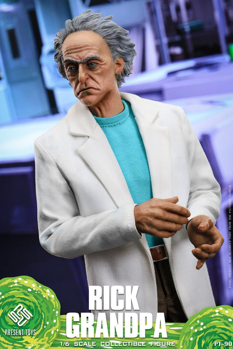 Pre-order 1/6 Present Toys PT-sp90 Rick Grandpa Action Figure