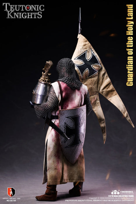 In-stock 1/6 COOMODEL Teutonic Knights SE135 SE136 (WHITE BRONZE VER)