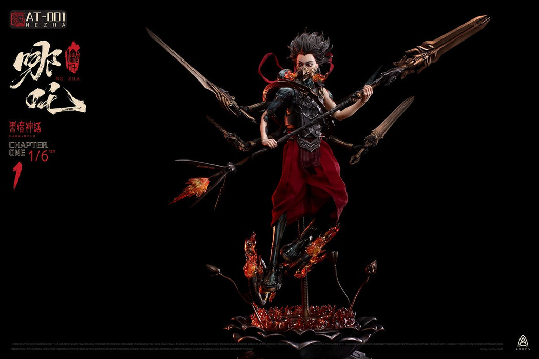 In-stock 1/6 A-TOYS AT-0001 Dark Myth-Nezha Action Figure