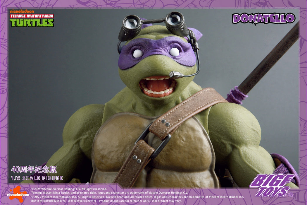 Pre-order 1/6 BIGFTOYS BIGF-003 TNMT Donatello 40th Anniversary Edition