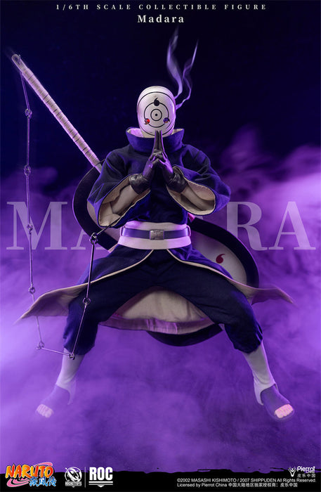 Pre-order 1/6 Rocket Toys ROC-021 Madara Uchiha White Mask Version Action Figure