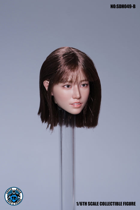 Pre-order 1/6 SUPER DUCK SDH049 Asian Female Head Sculpt H#Suntan