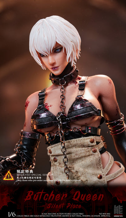 Pre-order 1/6 Wanneng Toys WN-002 A Quiet Place Butcher Queen Silicone Action Figure