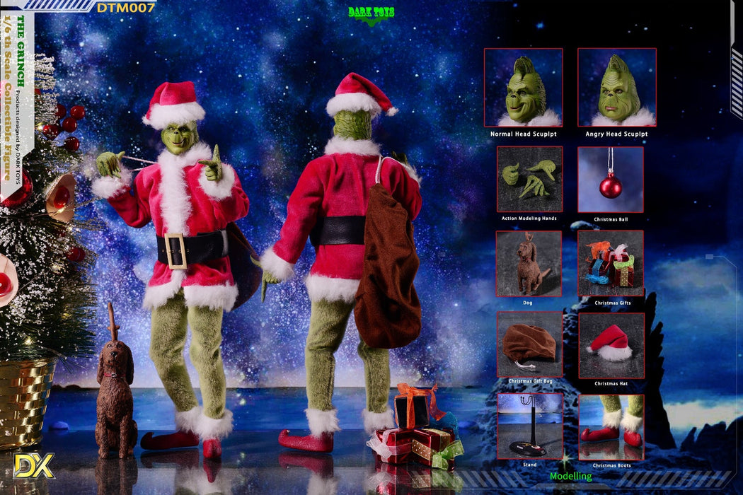 In-stock 1/6 Dark Toys DTM007 The Grinch DX Action Figure