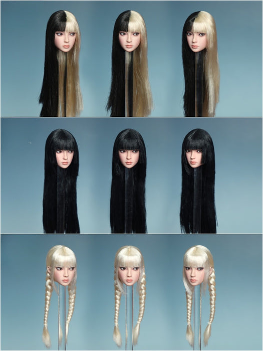 In-stock 1/6 JKTOYS K-013 Lena (A/B/C) Head Sculpt