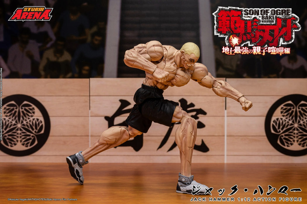 Pre-order 1/12 Storm Collectibles BHSA04 JACK HAMMER - SON OF OGRE BAKI HANMA