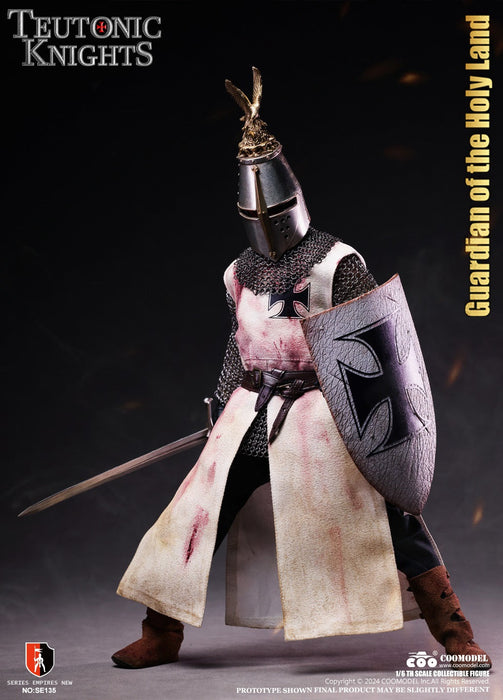 In-stock 1/6 COOMODEL Teutonic Knights SE135 SE136 (WHITE BRONZE VER)