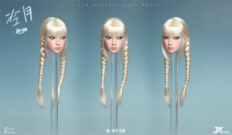 In-stock 1/6 JKTOYS K-013 Lena (A/B/C) Head Sculpt