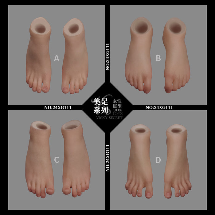 Pre-order 1/6 VS toys 24XG111 24XG112 Female Feet in Gestures Accessories