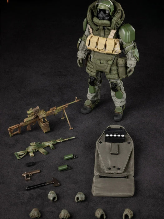 In-stock 1/12 Hasuki SA02 Black Ops NO.2 Fortress Colossus Action Figure