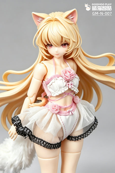 Pre-order 1/12 GOOMOO GM-N-007 White Velvet Cat Girl Set