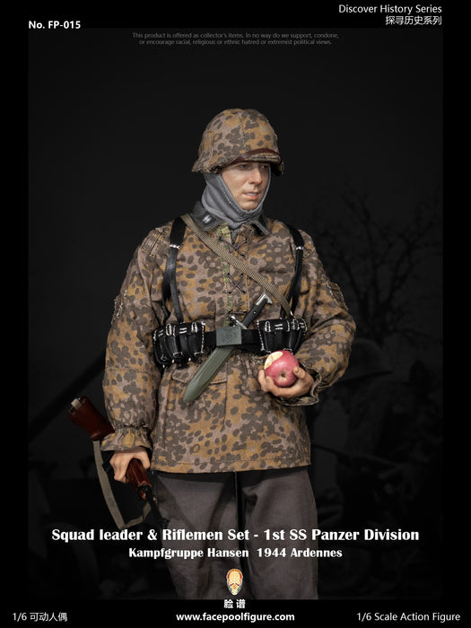 Pre-order 1/6 Facepool FP015 SS Panzer Division Squad leader & Rifleman