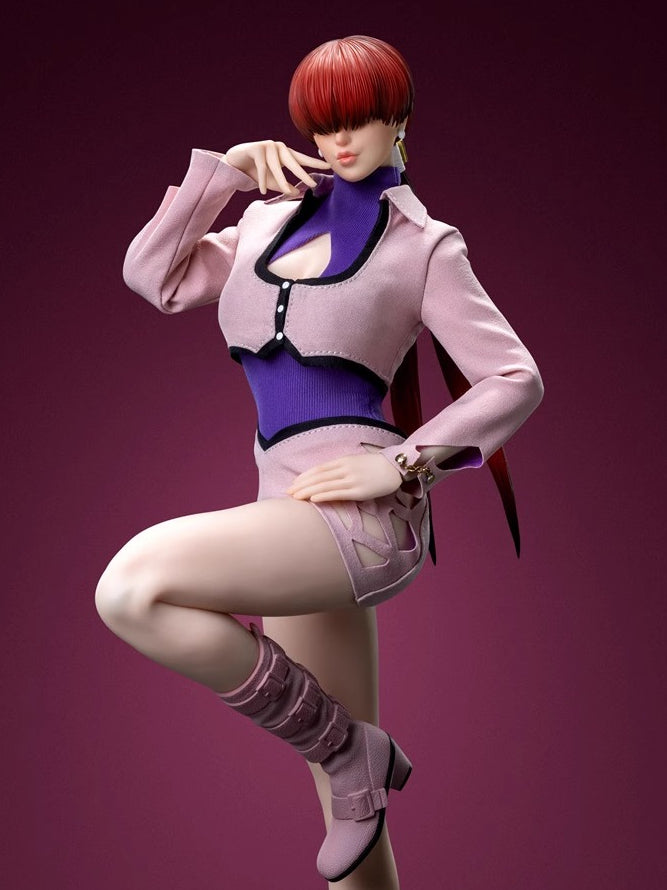 1/6 TUNSHI Studio TS-XZZ-007 KOF97' SHERMIE Action Figure