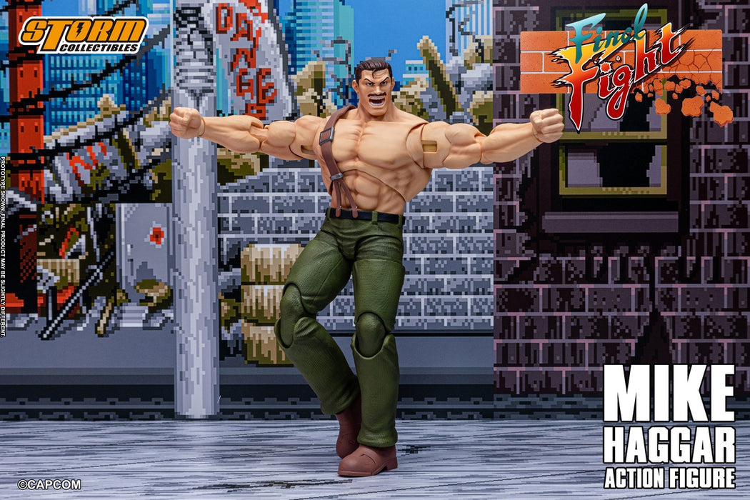 Pre-order 1/12 Storm Collectibles CAFF01 MIKE HAGGAR - FINAL FIGHT Action Figure