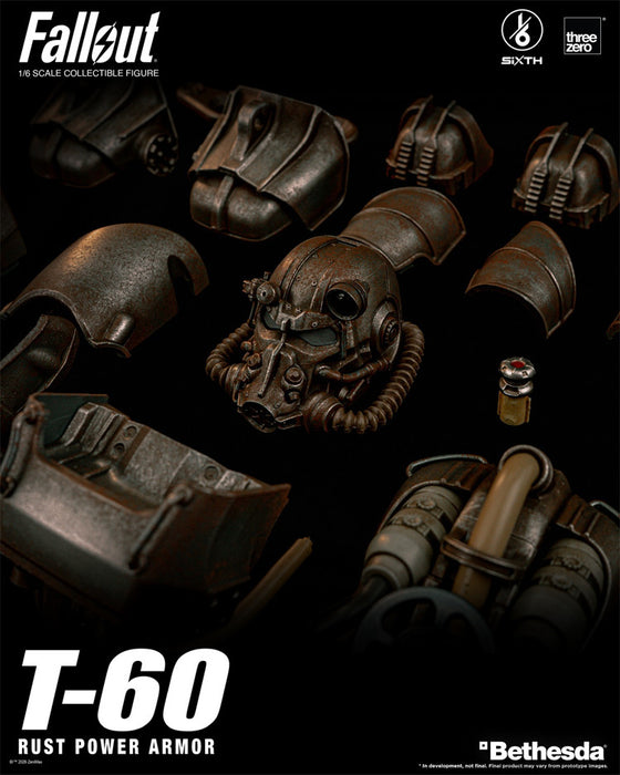 Pre-order 1/6 THREE ZERO 3Z10050W0 Fallout T-60 Rust Power Armor Action Figure